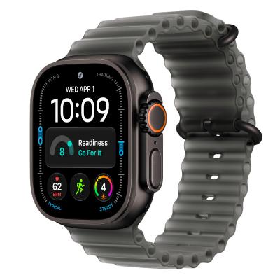 Apple Watch Ultra 4, 49 мм корпус из титана цвета «Black», ремешок Ocean Band цвета «Translucent Black»