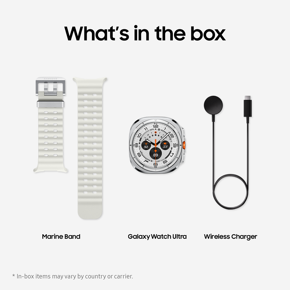 Смарт-часы Samsung Galaxy Watch Ultra 47мм LTE белый титан 2025